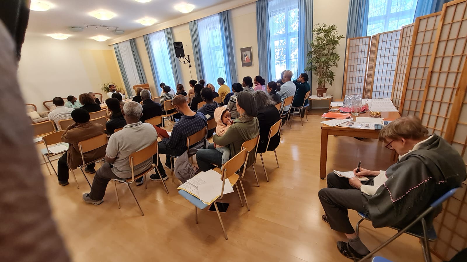 IMG 20241019 WA0011 Mag.Moges lecture and audience